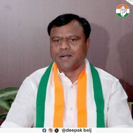 दशहरा संपन्न होने से पहले जोगी परिवार को खदेड़ना महापाप है – दीपक बैज